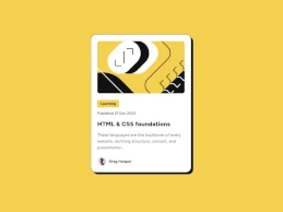 blog preview card