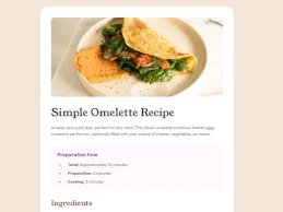 recipe page